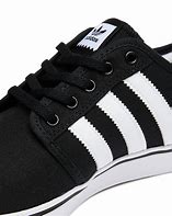 Image result for Adidas White Black Stripes Skateboard Shoes