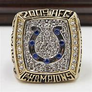Image result for Indianapolis Colts Championship Rings