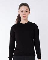 Image result for Black Crewneck Sweatshirt Women