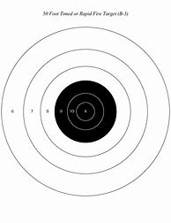 Image result for 25 Foot Pistol Target Printable