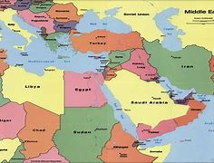 Image result for Iran Map Middle East Israel