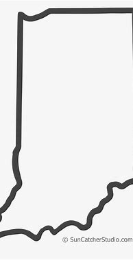 Image result for Indiana Clip Art Outline