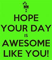 Image result for Hope Your Day Is as Awesome as You Are