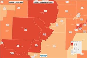 Image result for Us Crime Map by County
