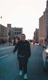 Image result for Woman Jacket Walking Front
