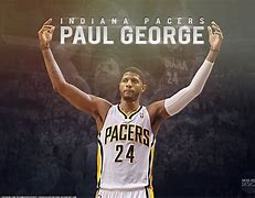 Image result for Indiana Pacers White Jersey Paul George