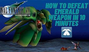 Image result for FF7 Emerald Weapon Crisis Core