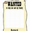 Image result for Old Timey Wanted Poster