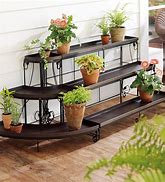Image result for Outdoor Plant Stands Shelves