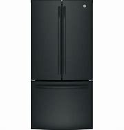 Image result for GE Steel and Black Double Fridge