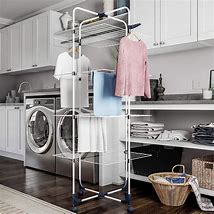 Image result for Laundry Table with Hanging Rack