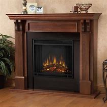 Image result for electric fireplace with mantel