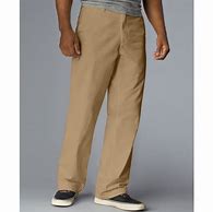 Image result for Men's Dockers Stretch Easy Khaki D2 Straight-Fit Flat-Front Pants, Size: 34X34, Med Brown