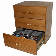 Image result for DVD Storage Drawer Cabinet