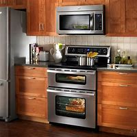 Image result for Whirlpool 1.1 Cu. Ft. Over The Range Low Profile Microwave Hood Combination In Stainless Steel, Silver