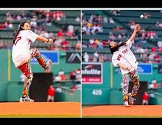 Image result for Steve Aoki first pitch