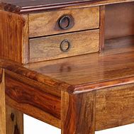 Image result for Solid Wood Writing Desk
