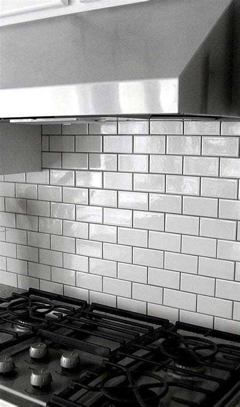 White 3x6 Shiny Glossy Finish Ceramic Subway Tile
