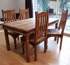Rustic dining table and four chairs in Coventry West Midlands Gumtree