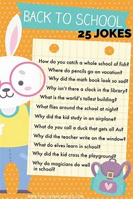 Image result for School Jokes 1 Liners for Kids