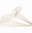 Image result for White Plastic Clothes Hangers with Clips