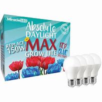 Image result for Miracle LED Almost Free Energy 100W Spectrum Grow Lite - Daylight White Full Spectrum LED Indoor Plant Growing Light Bulb For DIY Horticulture,