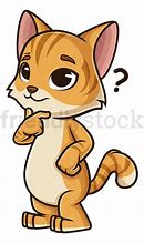 Image result for Thinking Cat Cartoon