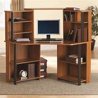 Image result for office computer desk with hutch