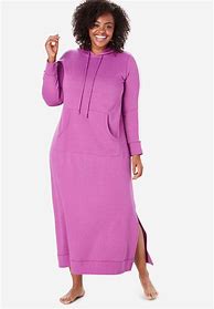 Image result for Plus Size Hooded Sweatshirt Dress