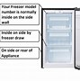 Image result for Refrigerator Model Number Information Tag