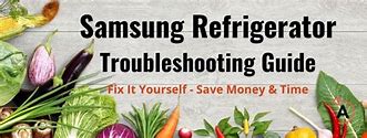 Image result for Samsung Refrigerator Troubleshooting Guide