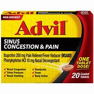 Image result for Advil Sinus Congestion and Pain