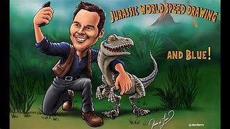 Image result for Chris Pratt Jurassic Drawing