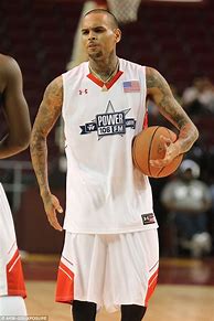 Image result for Chris Brown and Basketball Draing