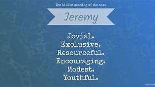 Image result for What Is Jeremy's Username