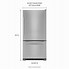 Image result for kitchenaid top freezer refrigerator