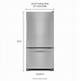 Image result for 30 White Refrigerator Bottom Freezer