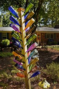 Image result for Outdoor Bottle Tree