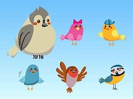 Image result for Cute Cartoon Birds