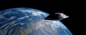 Image result for UFO hovering above the earth