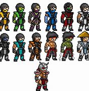 Image result for Mortal Kombat Pixel Art
