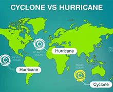 Image result for Cyclone Hurricane Typhoon Difference