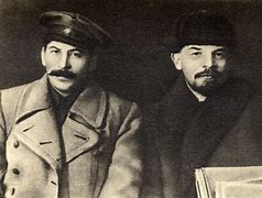Image result for Joseph Stalin and Lenin