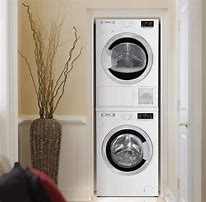 Image result for Small Bathroom with Stackable Washer and Dryer