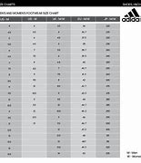 Image result for Adidas Shoe Sizing Chart