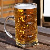 Image result for Glass Beer Stein Half Full