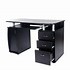 Image result for Small Black Desk with Drawers