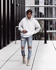 Image result for oversized hoodie with jeans
