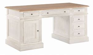 Image result for White and Oak Desk
