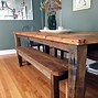 Image result for Reclaimed Wood Dining Room Table